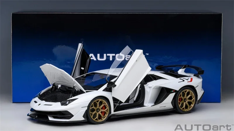Autoart Car Model 1/18 Lamborghini Aventador Svj Car Model