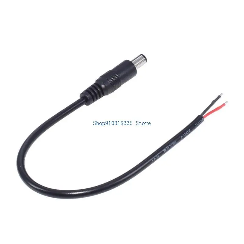 18AWG 7.4mmx5.0mm Plug Male to 2Pin Female Stripped Cable For Laptop Notebook