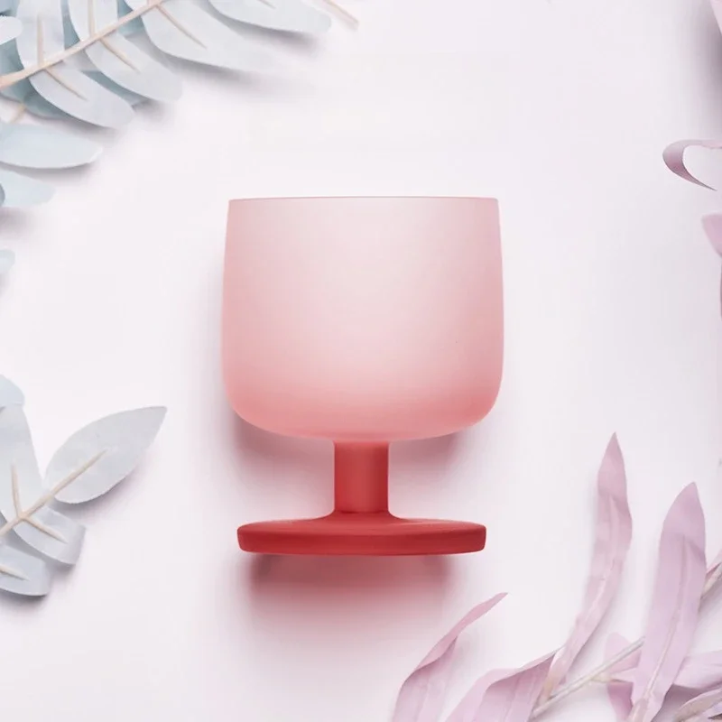 Handmade colored water cup high value creative heat-resistant coffee glass Internet celebrity new lead-free