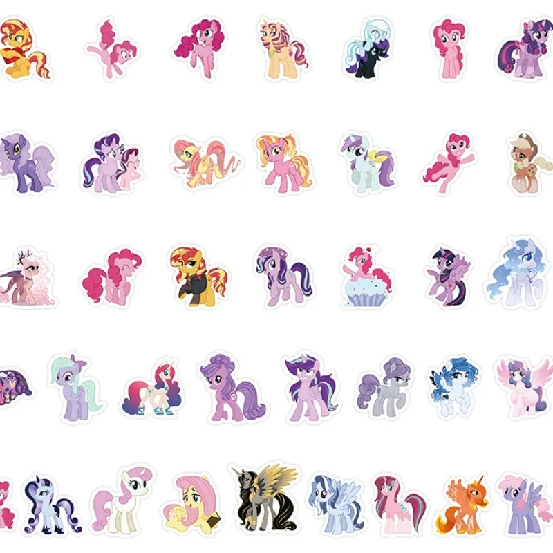 100pcs My Little Pony: Friendship Is Magic Anime Sticker Luggage Phone Car Scooter Laptop Refrigerator Decoration Sticker