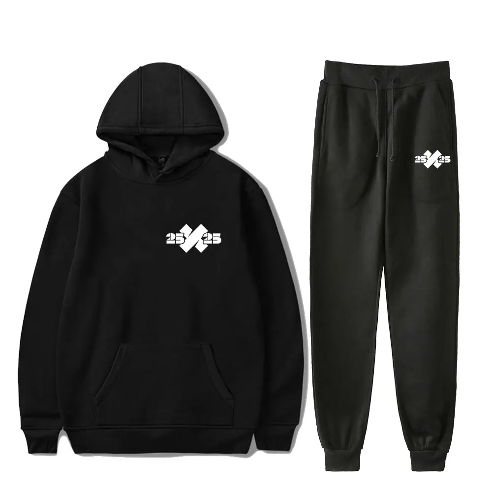 

XPLR Printed Sam and Colby Merch Fashion Autumn Suit Hoodie Hoodie Sweatshirt + Ankle Pants Two-piece Set