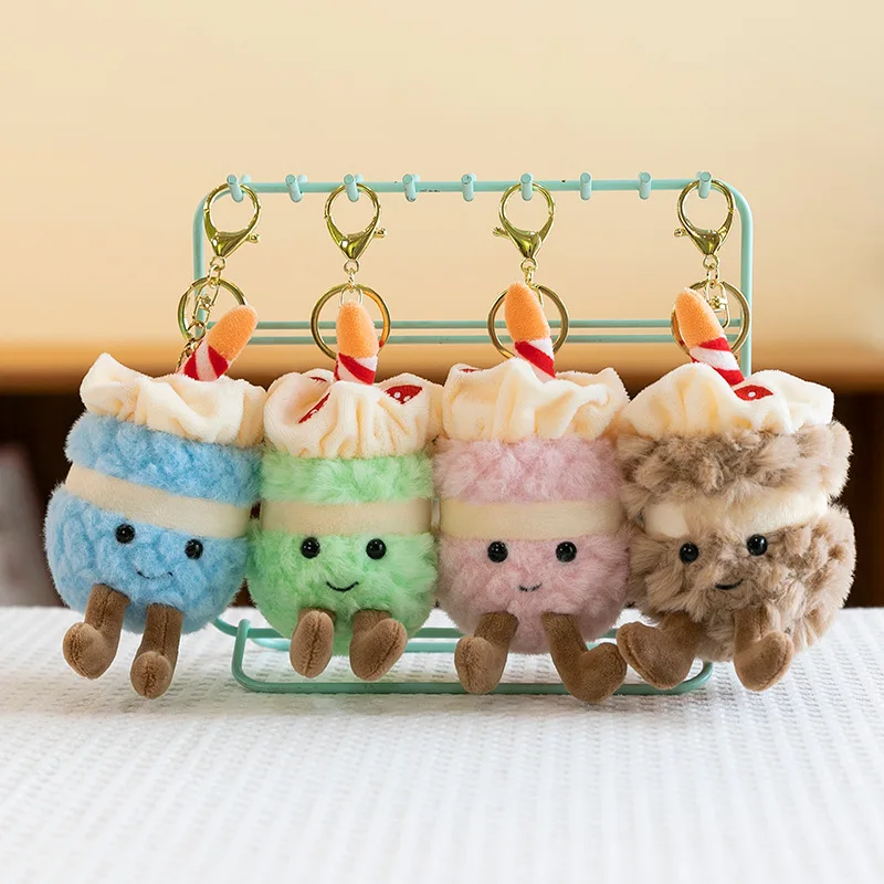 Plush Succulent Tulip Toy Cute Stuffed Plant Hanging Ornament for Kids Birthday Xmas Gift Soft Dolls for Children Girls