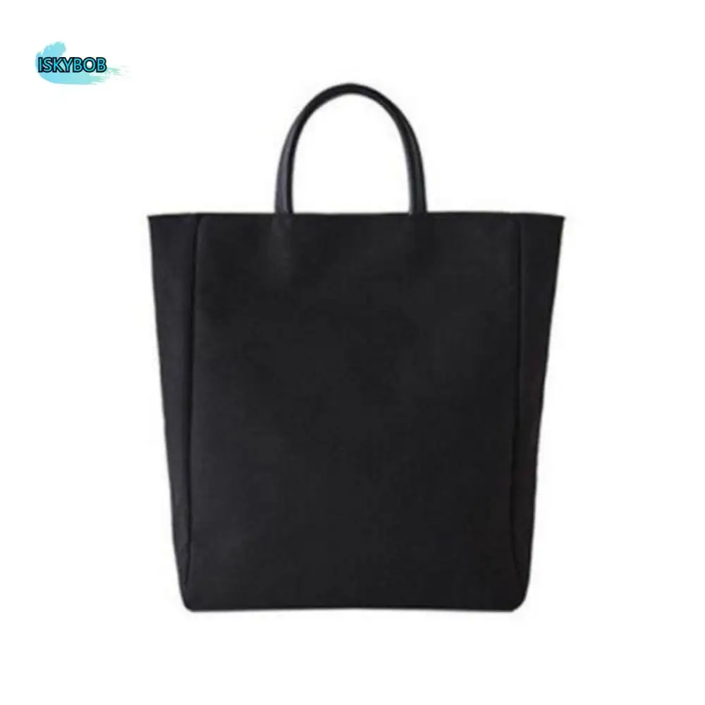 

Портативная однотонная холщовая сумка-тоут, многофункциональная женская сумка большой вместимости, студенческая школьная сумка на молнии для женщин