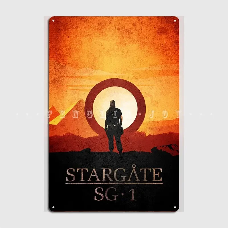 

Плакат Stargate Sg1, металлическая табличка, настенная роспись, бар, пещера, персонализированные таблички, жестяная вывеска, постер, украшение интерьера комнаты