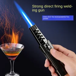 Torch Blue Flame Jet Gas Lighter Spray Gun Kitchen Cooking Smoking Accessories Windproof Turbo  Jewelry Welding Cigar Lighters