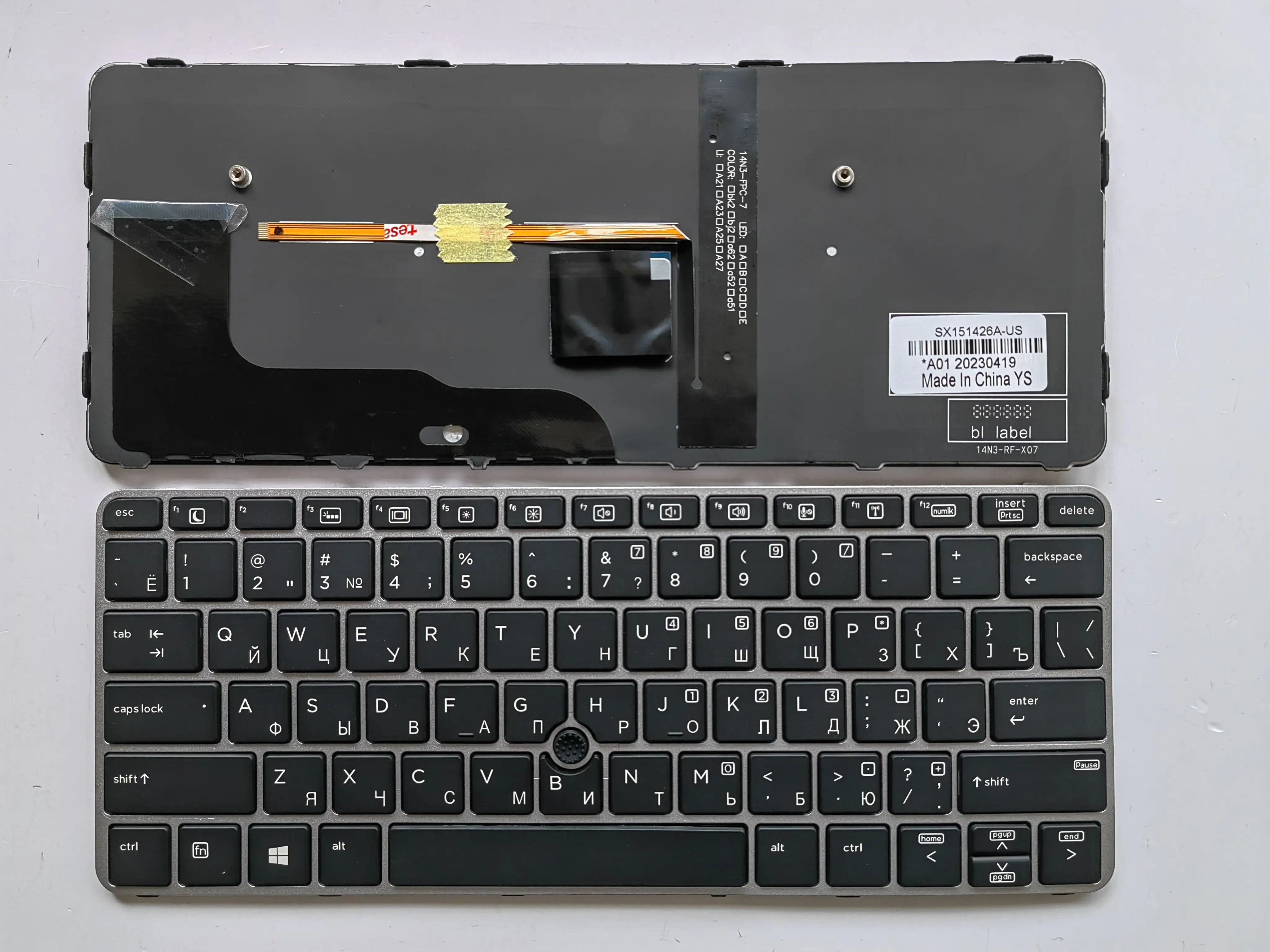 

RU Layout for HP Elitebook 720 G3 720 G4 725 G3 G4 820 G3 G4 828 G3 G4 Laptop Keyboard