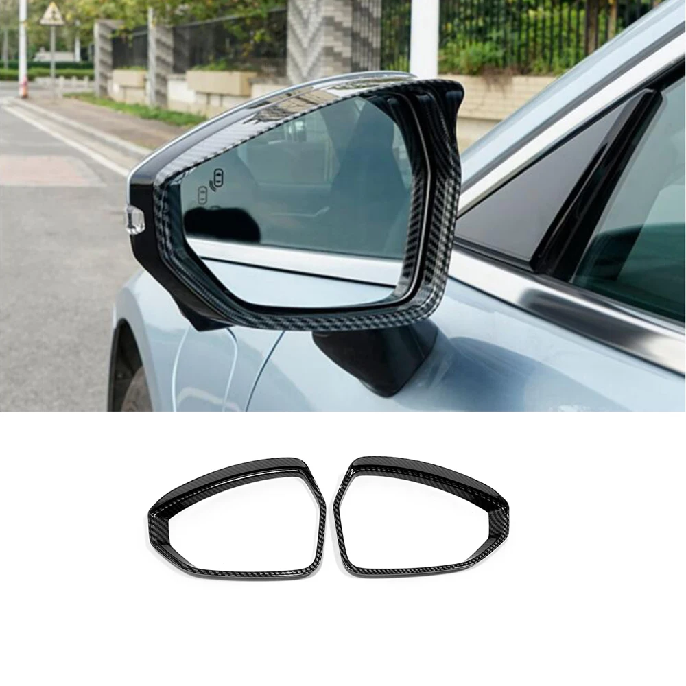 

Car Rearview Mirror Block Rain Eyebrow Cover For Geely Zeekr 001 Accessories 2021-2024 Exteriors Decoration Styling Sticker