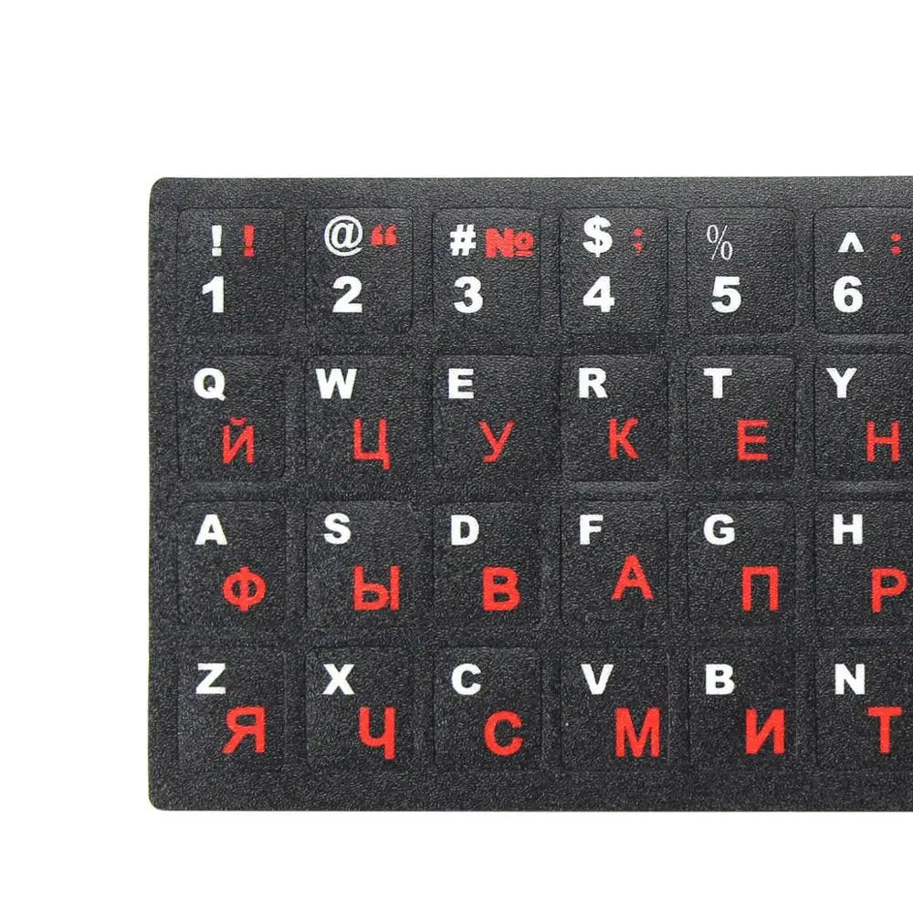 Practical Keyboard Cover Standard Replacement for Computer Keyboard Russian Letters Protective Film Laptop Keyboard Stickers