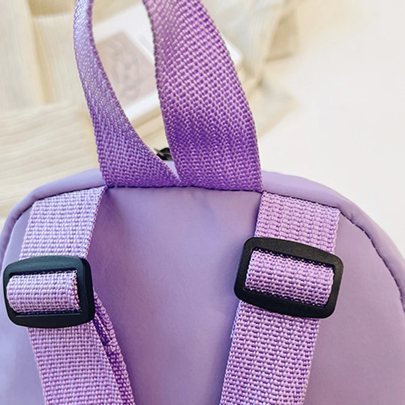 Mulheres leve mini mochila simples meninas náilon pequena mochila moda estudante viagem zíper bolsa de ombro