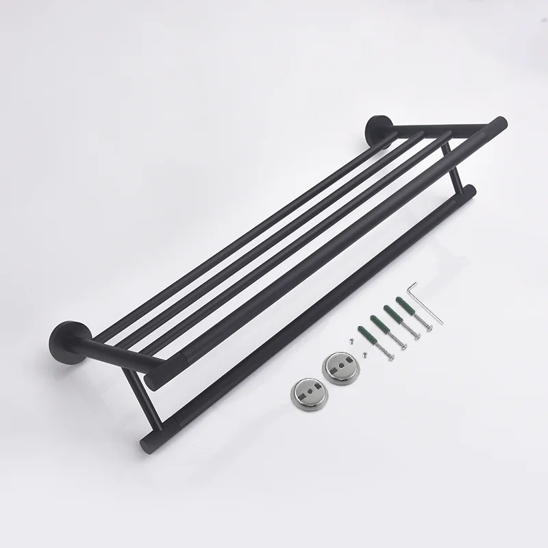 Matt Black Brass Knurling Towel Rack Toilet Brush Paper Holder Soap Dispenser Towel Bar Hook Bathroom Hardware