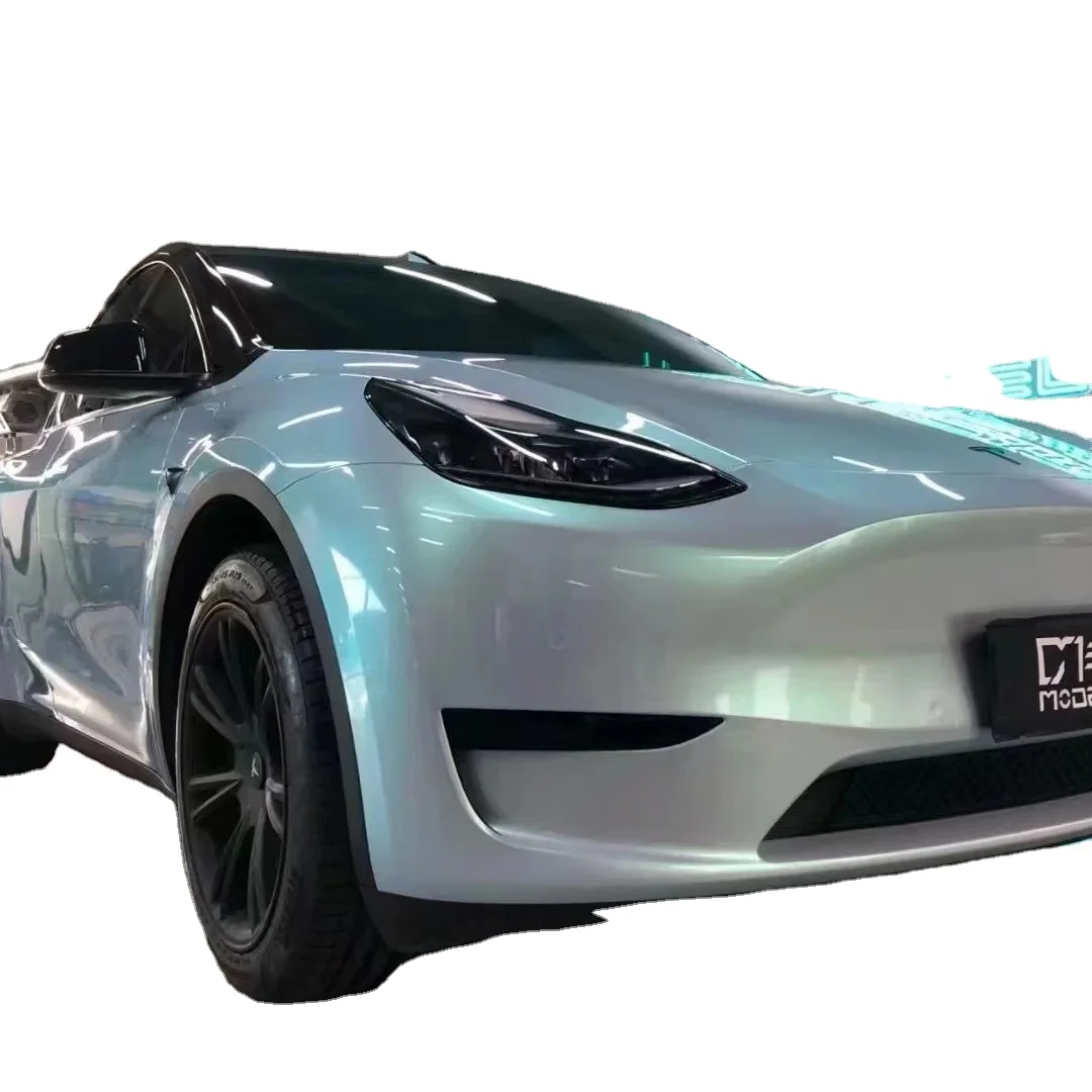 

Warranty 1.52*17m High Glossy Metallic Color Changing Blue to Green Car Body Vinyl Wrap