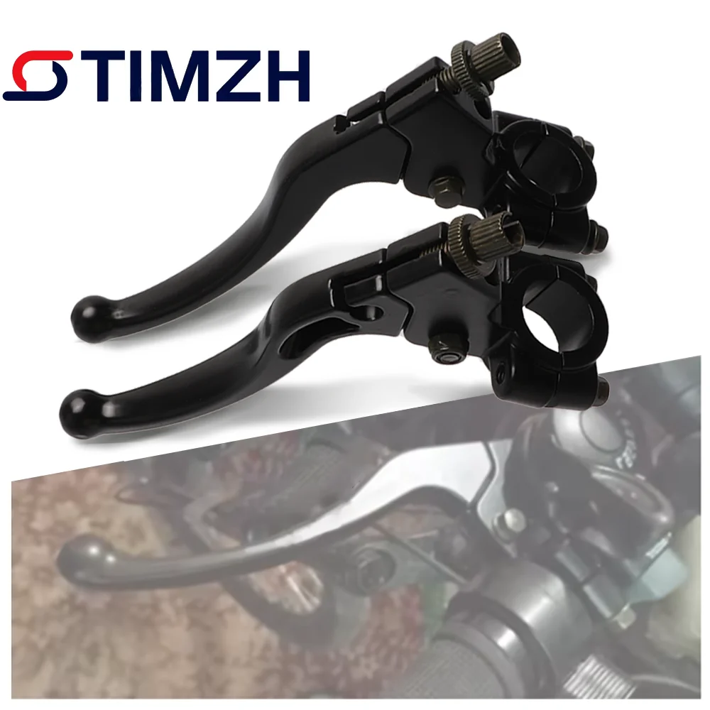 Palanca de embrague de freno de 7/8 ''22mm aleación de aluminio Universal para HONDA CR XL XR CRF XR50 XR80 XR100 CRF50 CRF70 CRF80 CRF100 CRF150