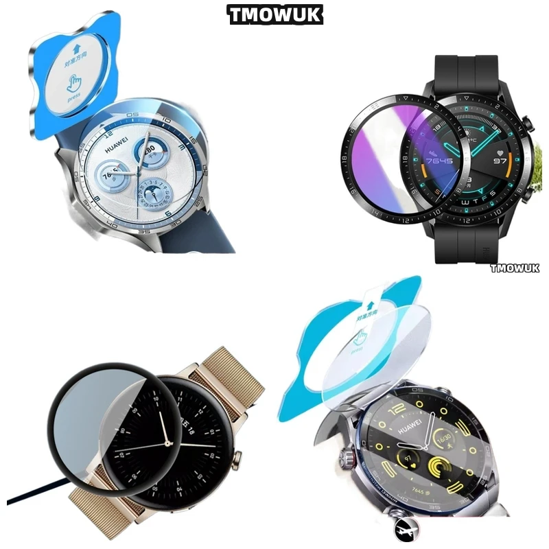 

Tempered Glass For Huawei WATCH GT2 GT3 GT4 GT5 Pro Cyber Ultimate 41 42 43 46mm HD Anti - Scratch Screen Protector 9H