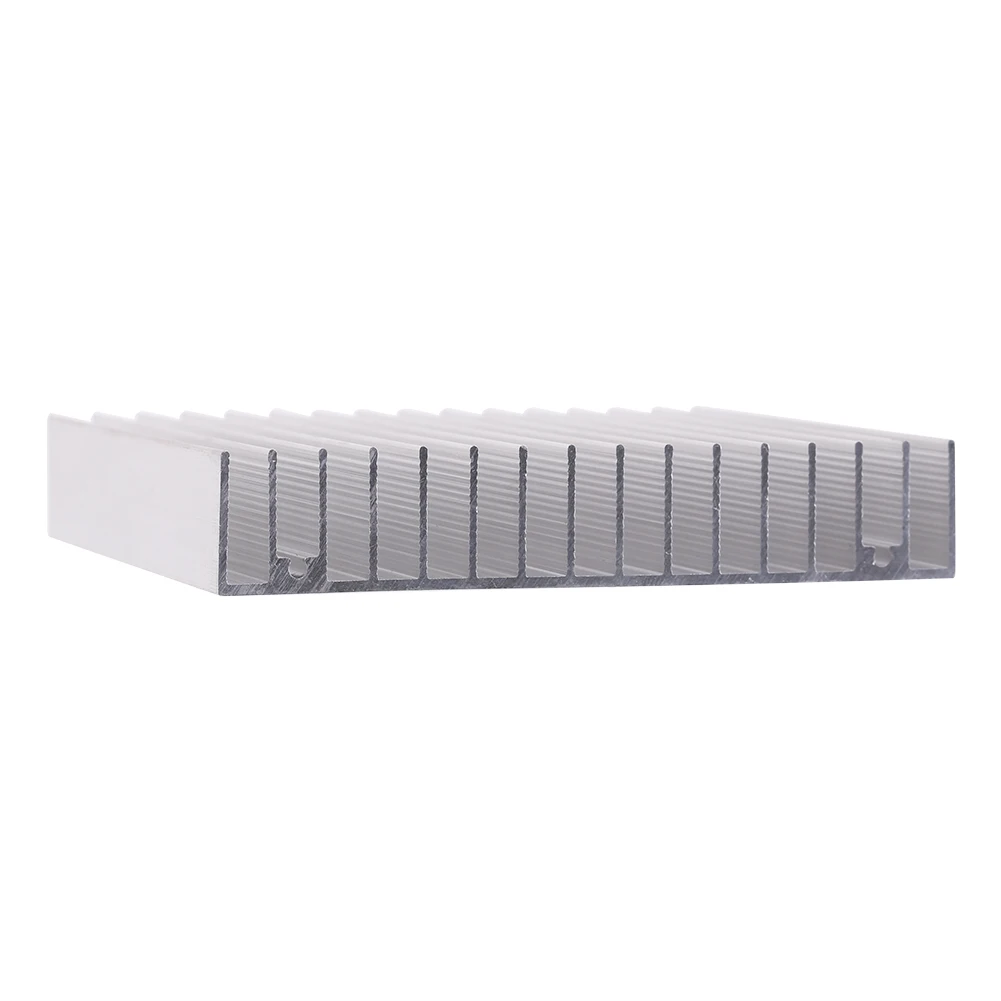 1x Electronic Radiator Cooler Fin Aluminum Heatsink Computer Water Cooling System CPU Chip LED 100*100*18mm Heat Sink