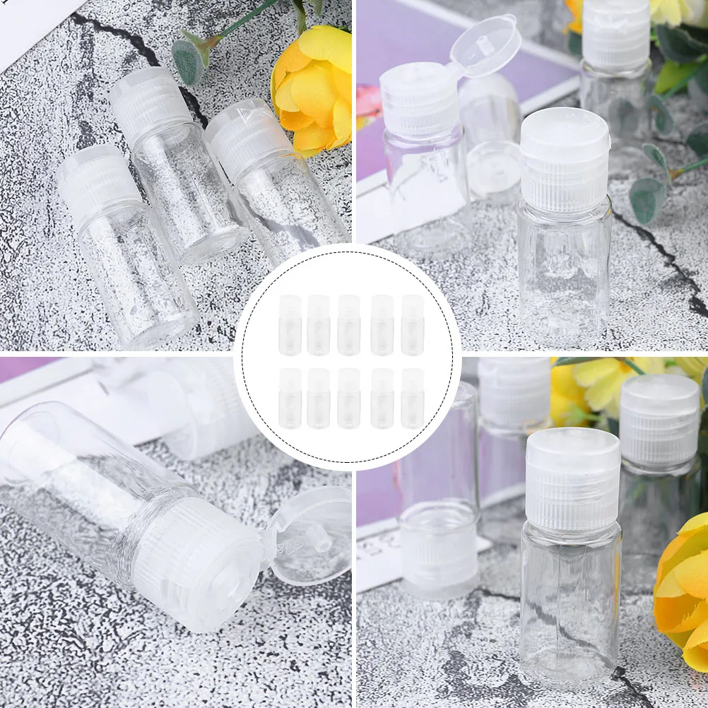 

24 Pcs Lotion Bottle Toiletries Clear Travel Bottles for Liquids Toiletry Screw Refillable Makeup