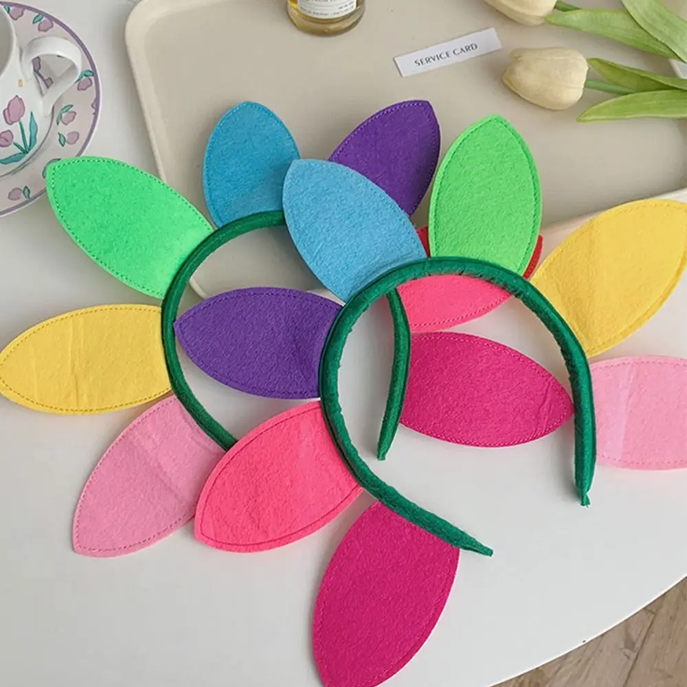 Hair Accessory Holiday Gift Photo Props Multi-color Kids Hair Hoop Girl Hair Band Sunflower Headband Children's Day Headdress