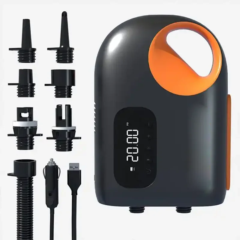 

New Trending Outdoor Portable 18000mah Battery Kayak Air Pump Inflatable Tent Yoga Ball Air Bed Blower SUP Paddle Board Pump