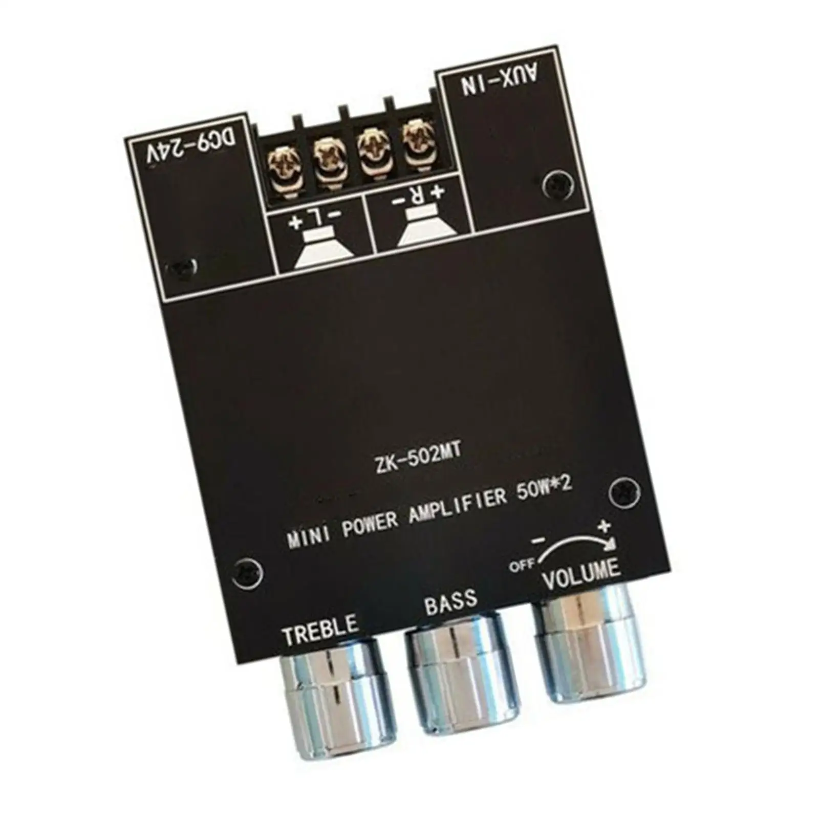 

Subwoofer Amplifier Board Zk-502MT 2x50W High Power Audio Stereo AUX Bluetooth