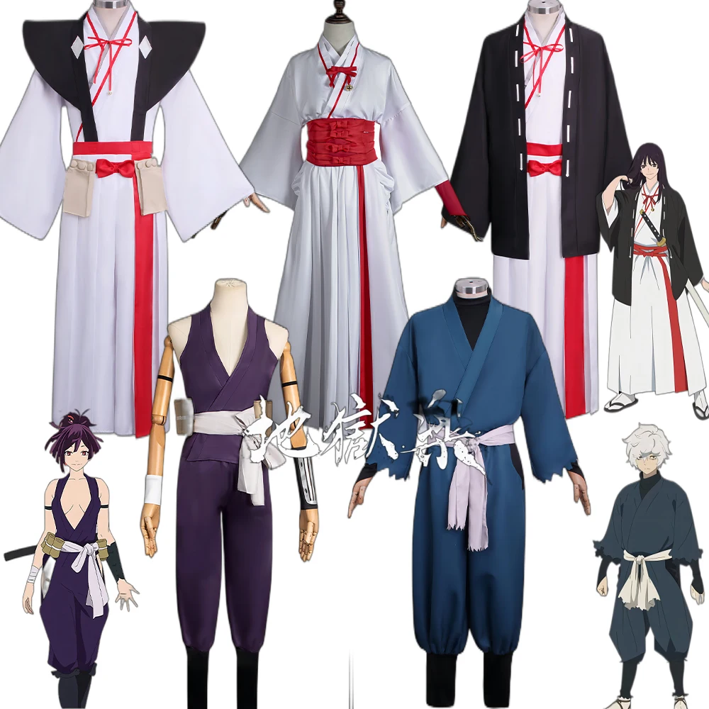 

Anime Jigoku Raku Gabimaru/Yamada Asaemon Fuchi/Yamada Asaemon Sagiri/ Yuzuriha Hell's Hells Paradise Cosplay Costume Kimono