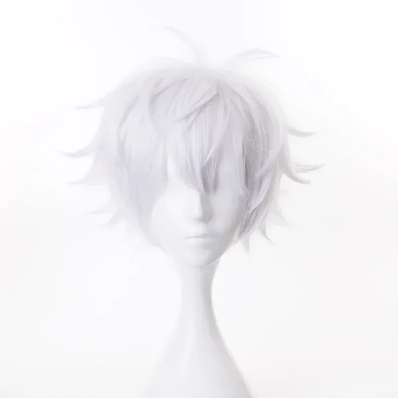 Jujutsu Kaisen Anime Cosplay Óculos, Gojo Satoru Prop, Armação De Metal, Óculos De Sol, Acessórios De Presente, Peruca