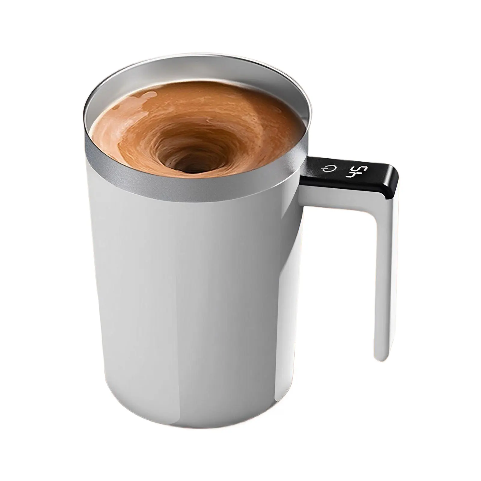 

Electric mixing cup, electric coffee cup, steel coffee cup screen, suitable for coffee, cocoa and other beverages