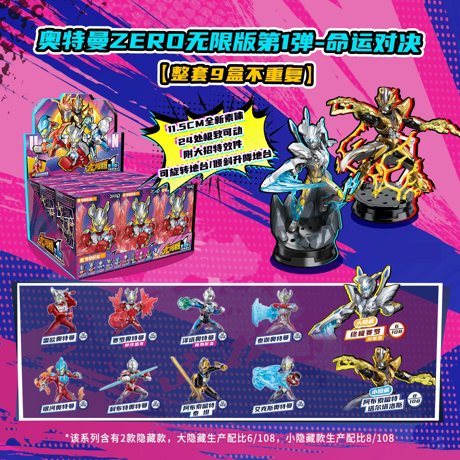 Keeppley Altman ZERO Onbeperkte editie Bouwsteen Man Ultraman Ribut Zero Leo Splicing Model Decoraties Beweegbare speelgoedcadeaus