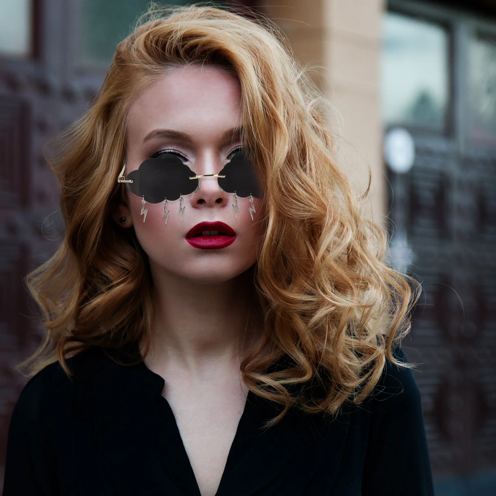 1Pair Cloud Sunglas… - image