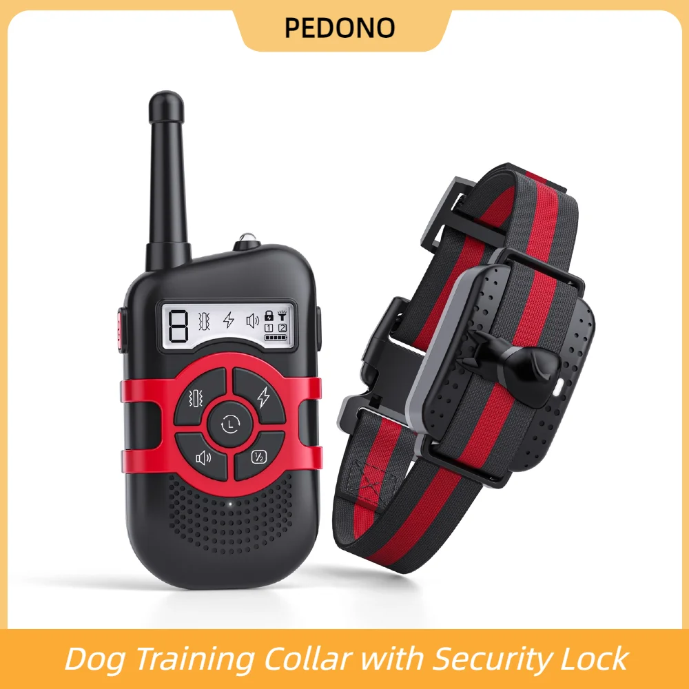 Dog Training Collar with Anti Bark Mode Dog Trainer Set Safe and Effective Electric Shock Collar for Small Medium Large Dogs