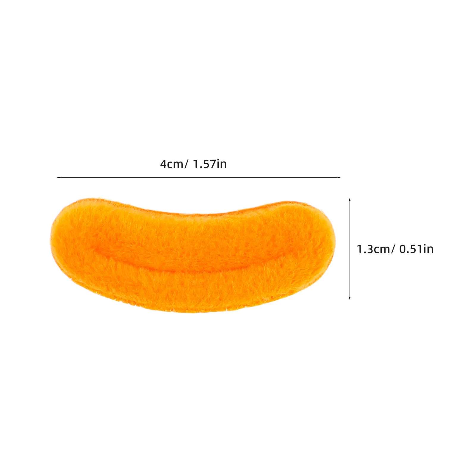 100Pcs Handmade Sausage Mouth Thick Lip Animal Puppet Mouth Repair DIY Craft Supplies Set Stuffed Animal Party Favors