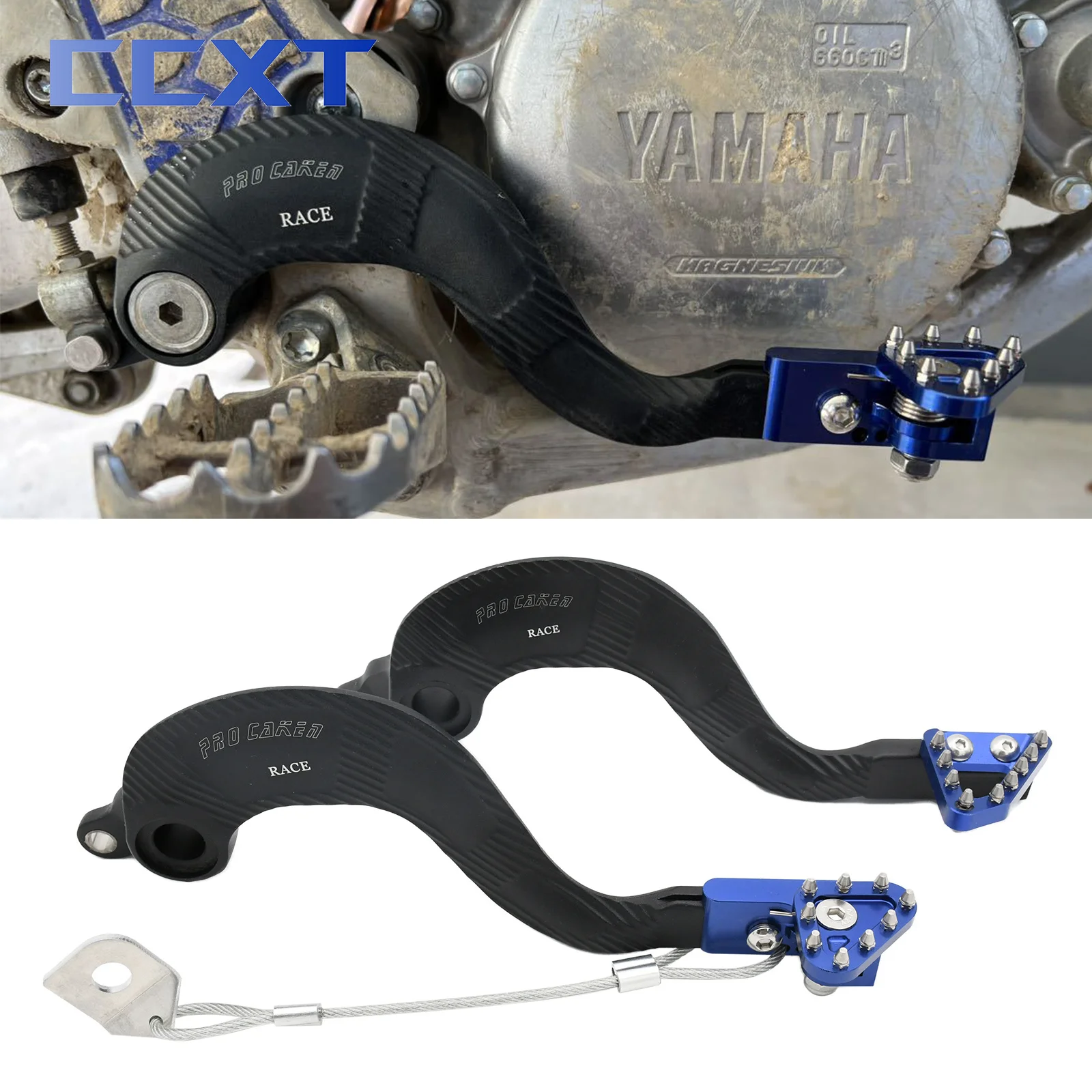 

Motorcycle CNC Rear Brake Pedal Lever For Yamaha YZ125 YZ250 YZ250X YZ250F YZ400F YZ426F YZ450F 1997-2016 2017 2018 2019 2020