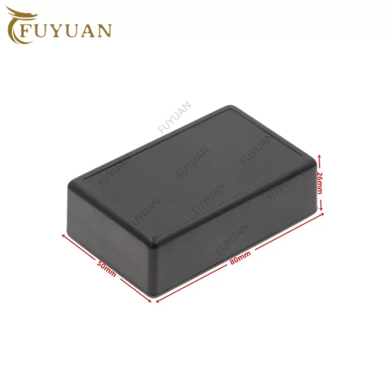 1pcs Plastic power supply screwless switch box, electronic junction box, instrument button control box 80x50x26mm