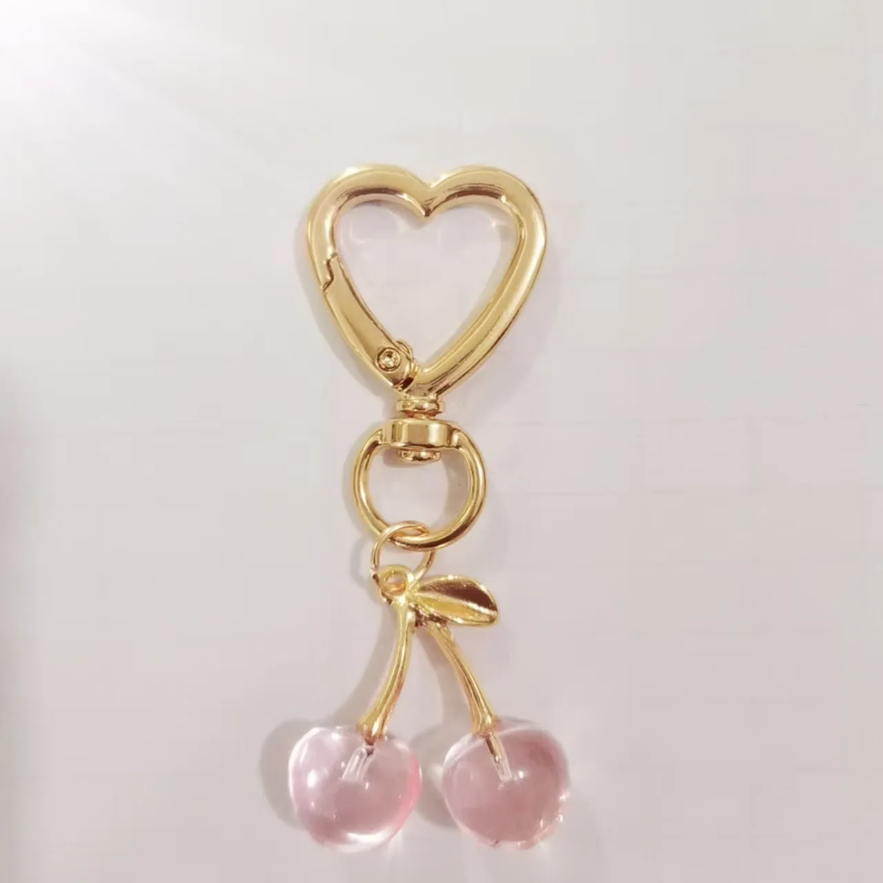 Kersenpluche authentieke sleutelhanger hanger student koppels tas cadeau hanger