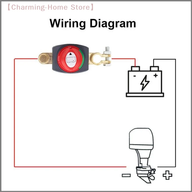 Picture 5: 【M】1Pcs Universal Auto Parts 12V-24V Car Battery Disconnect Switch Manual Circuit Breaker Anti-Power Off Leakage Protector