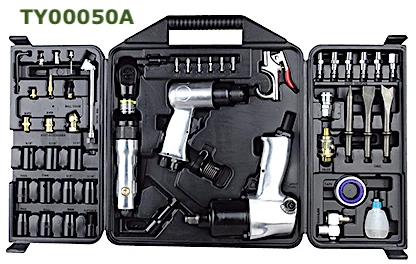 TY00050A 50 Piece Professional Air Tool Kit auto repair for all your DIY skills includes three most popular air tool