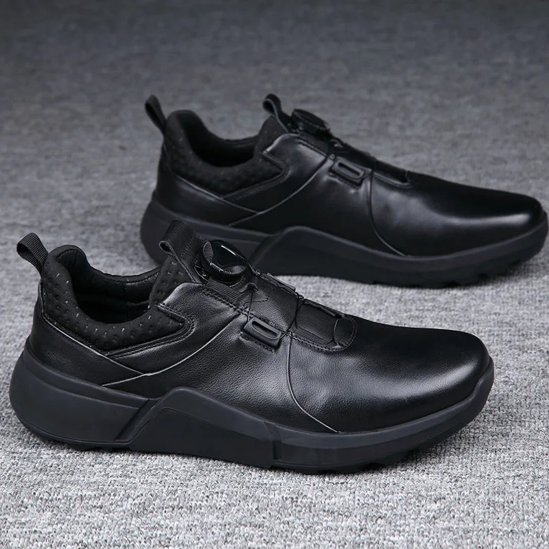 Professional Golf Shoe for Men Black Leather Gym Sneakers Unisex Brand Designer Golf Training Man Anti-Slip Athletic Shoes Women