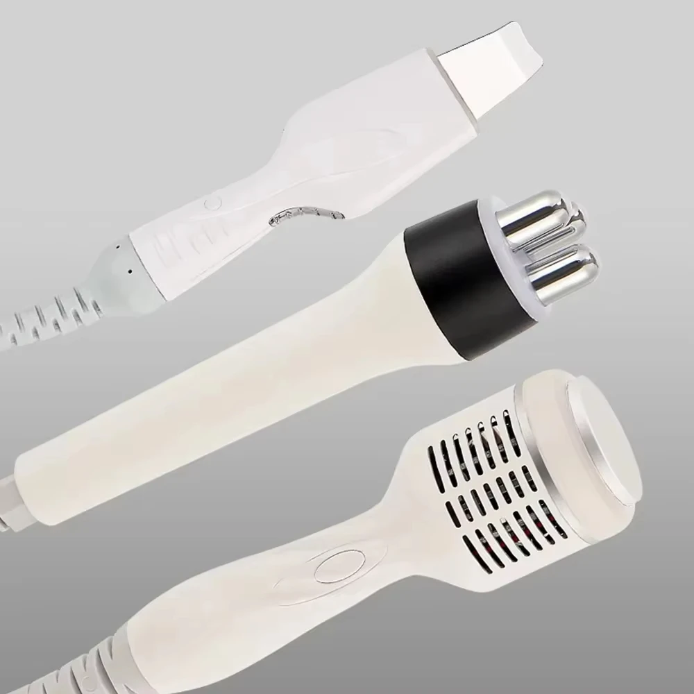 Martillo frío tripolar de frecuencia R, depurador de piel 3 en 1, máquina para el cuidado de la piel, Lifting facial, rejuvenecimiento de la piel, eliminación de arrugas, antienvejecimiento