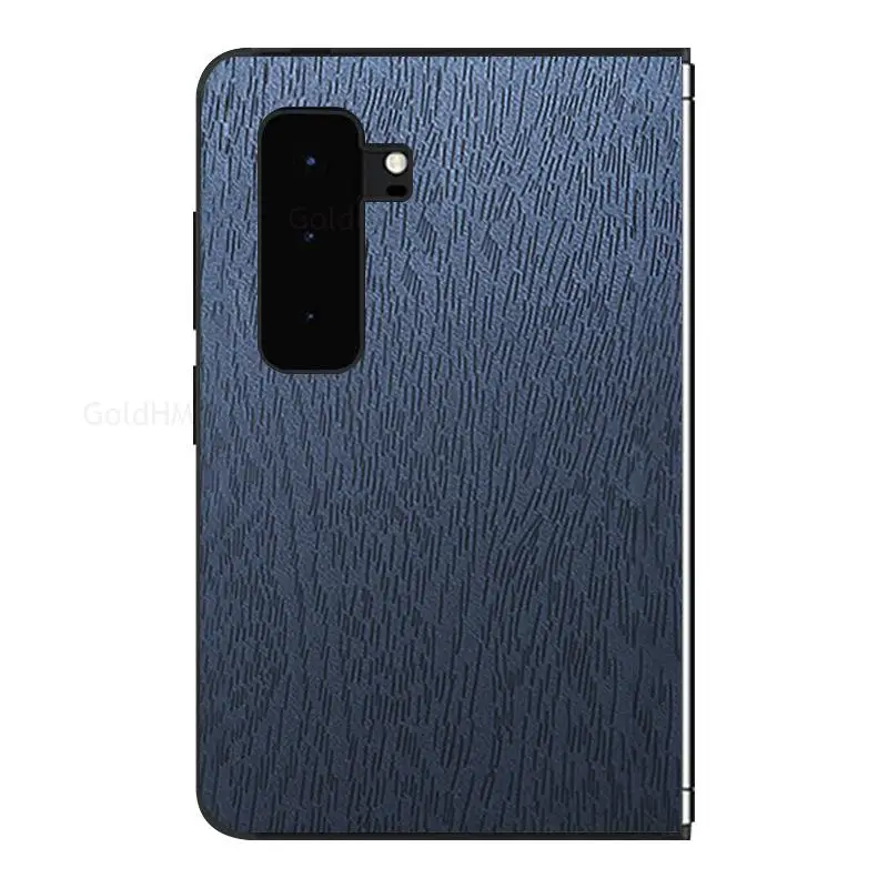 Funda For Microsoft Surface Duo 2 5G Wood Texture Leather Phone Case For Surface Duo2 Shockproof Flip Cover For Surface Duo 2 5G