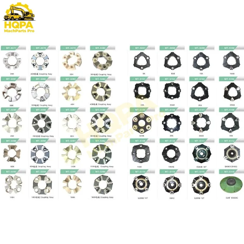 11E9-16012 165K Coupling Assembly With Hub For Hyundai R290LC-7 R305LC-7 R320LC-7 R320LC-7A R320LC-9 R330LC-9S R360LC-7A