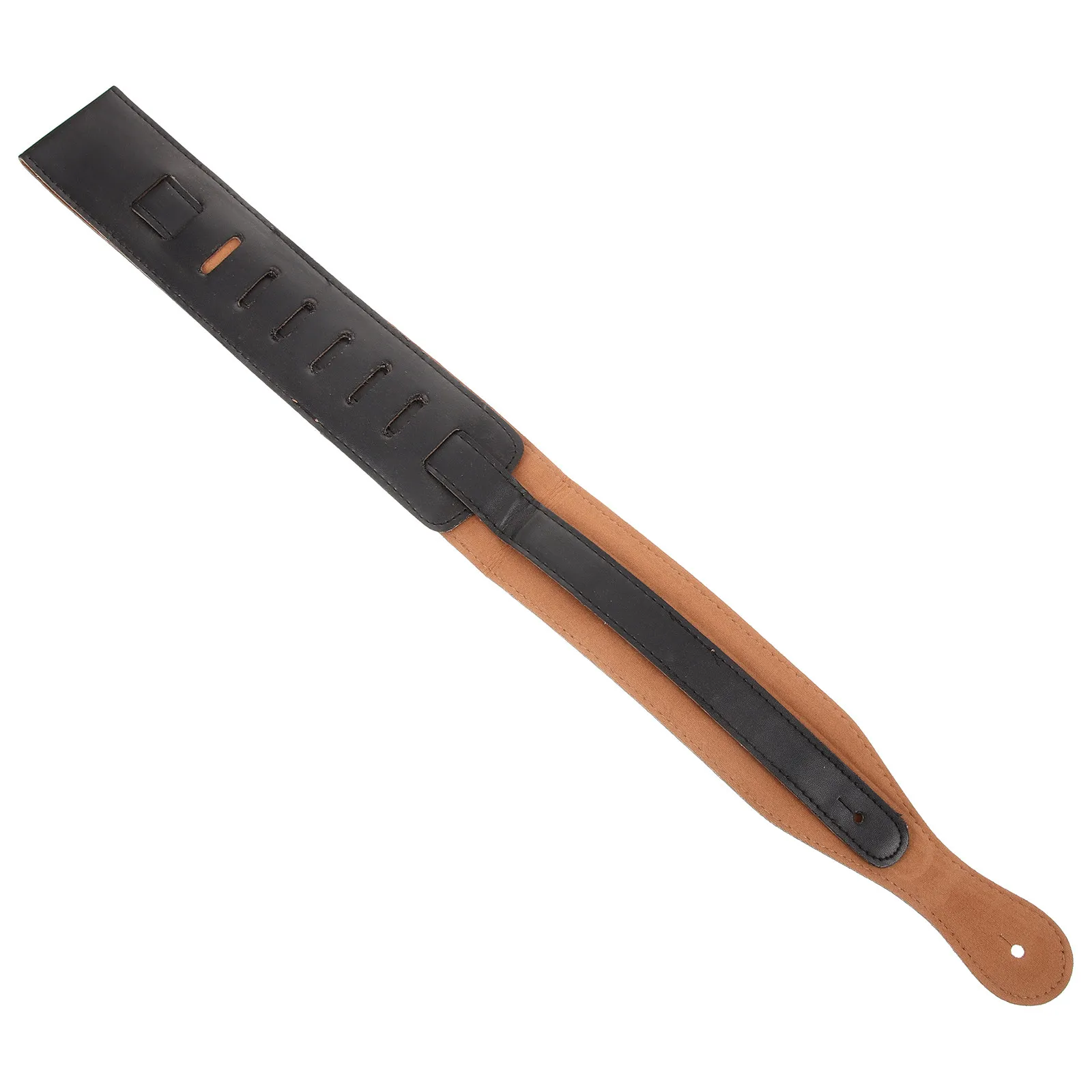 Guitar Strap Bass Ukulele Strap Adjustable Comfortable Replacement Belt Pick Holder Stage Performance Acoustic Electric