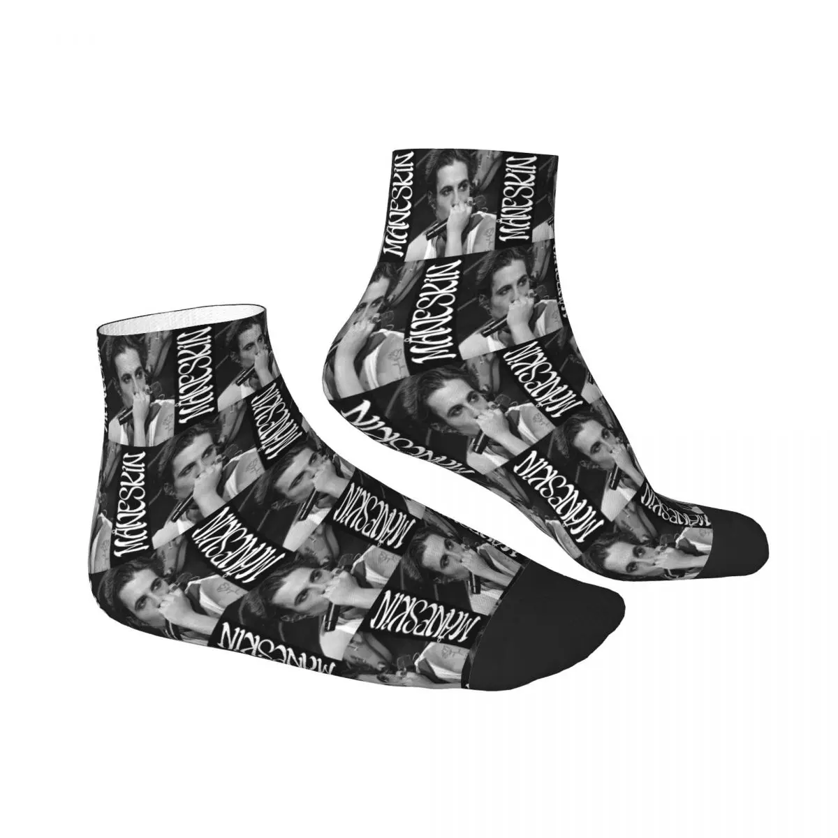 Damiano David Maneskin Socks Harajuku High Quality Stockings All Season Socks Accessories for Man's Woman's Gifts