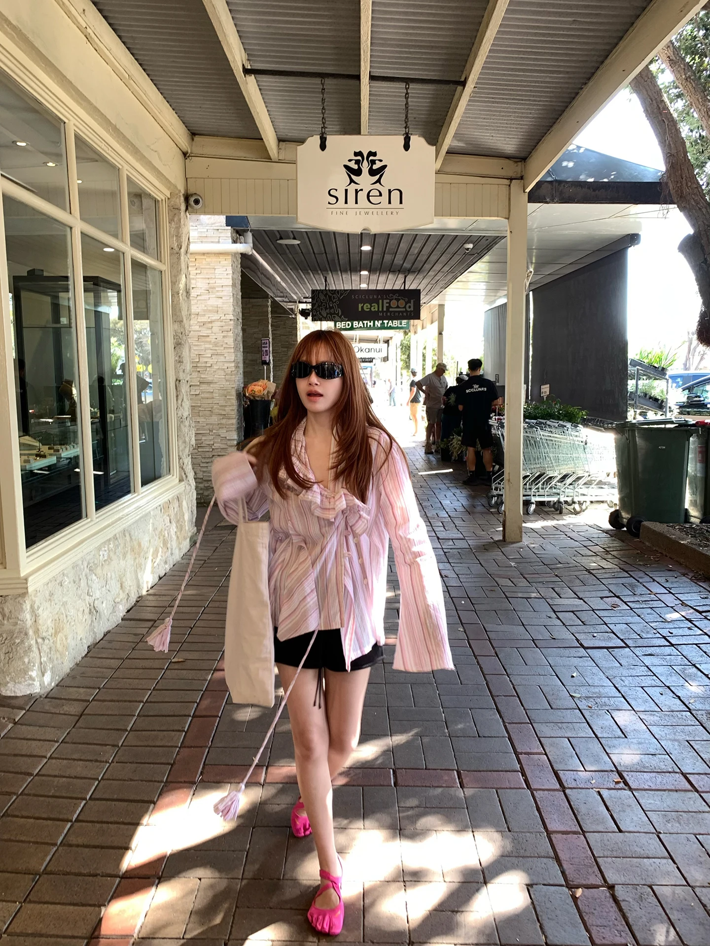 

Asymmetric Stripe irt Lace Hem Very Fairy Cotton Long Sve Loose Fit Commute Sle Women's irt Unbranded MK26004