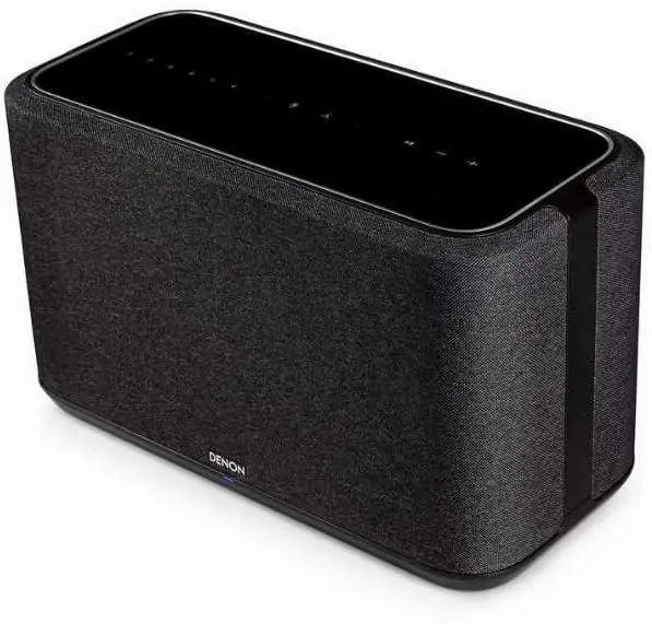 Denon Home 350 altavoz inteligente inalámbrico negro potente sonido estéreo Wi-Fi Bluetooth HEOS Alexa soporte multicámara incorporado