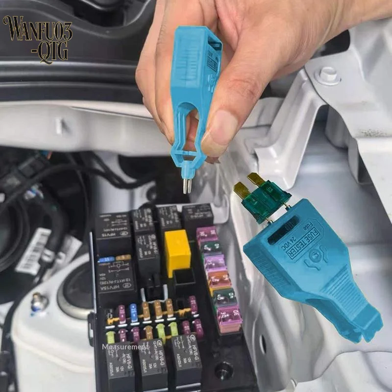Hot Sale 1Pcs DC24V Multi Functional Fuse Tester Puller Fuse Checker Removal Tool For Mini Standard Blade Car Fuse Inspection