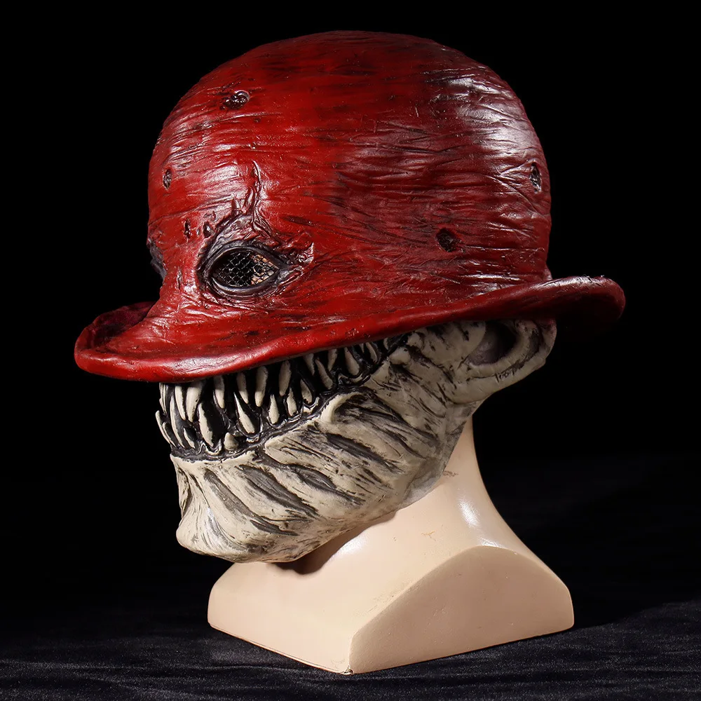 Masques de Cosplay en Latex pour homme tordu, Anime, mascarade d'halloween, accessoire de carnaval