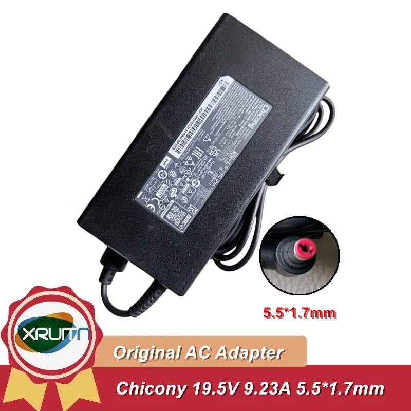 

Chicony A17-180P4A 19.5V 9.23A 180W 5.5x1.7mm AC Adapter For ACER NITRO AN515-55 PREDATOR TRITON 300 SE Gaming Laptop Charger