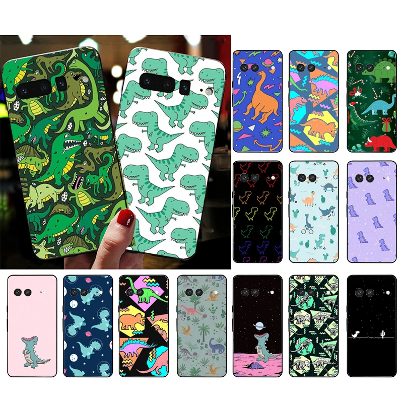 

Cute Baby Dinosaur Phone Case For Google Pixel 8A 8 7 Pro 7A 7 6A 6 Pro 5A 4A 3A Pixel 5 6 4 3 3A XL