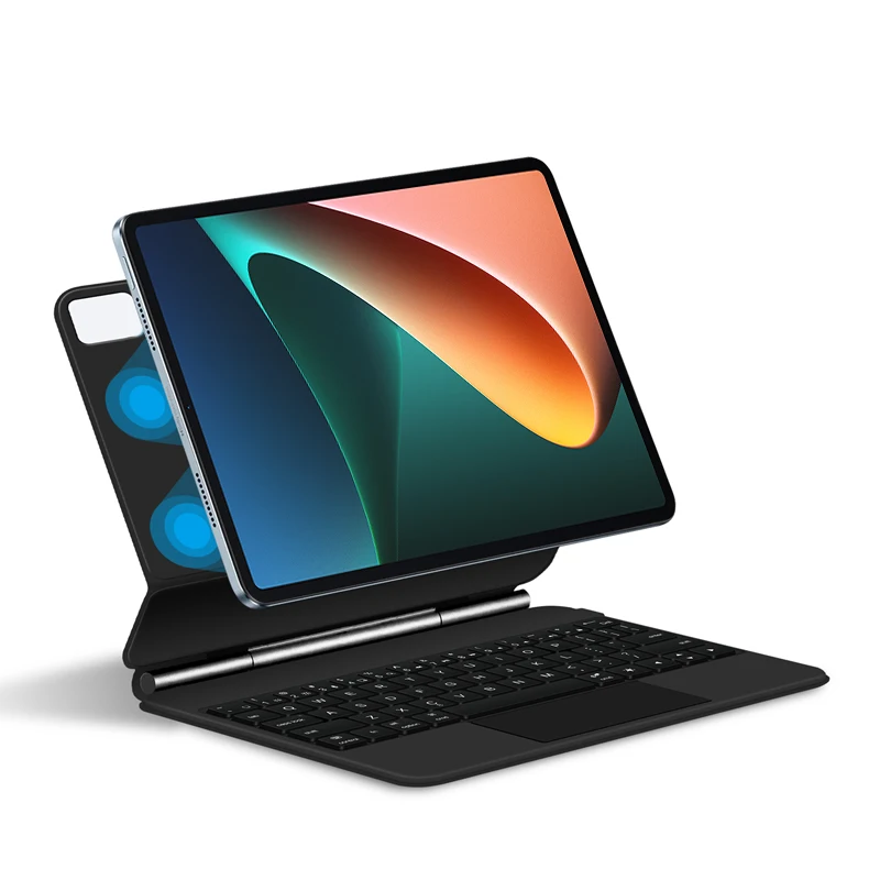 Backlight Magic Keyboard Case For Xiaomi Mi Pad 5 / 5 Pro 2021 MiPad 5 / 5Pro 11 inch Magnetic Floating Design Trackpad Keyboard