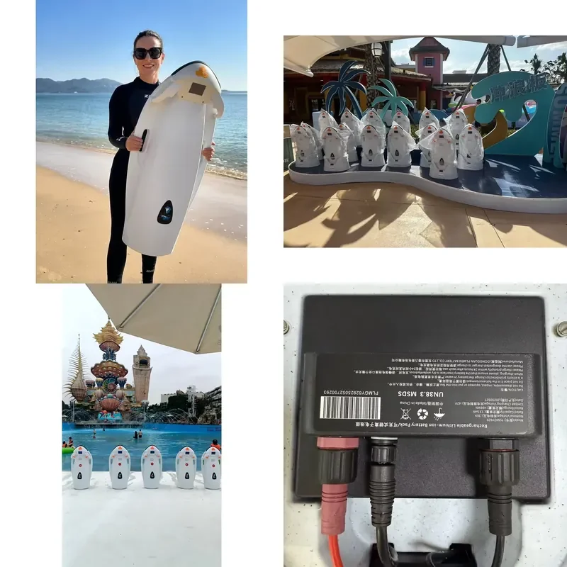 XFY New Design 6000W Electric Surfboard 2-in-1 Sea Scooter IP68 Waterproof High Speed Jet Board Underwater Exploration 36V
