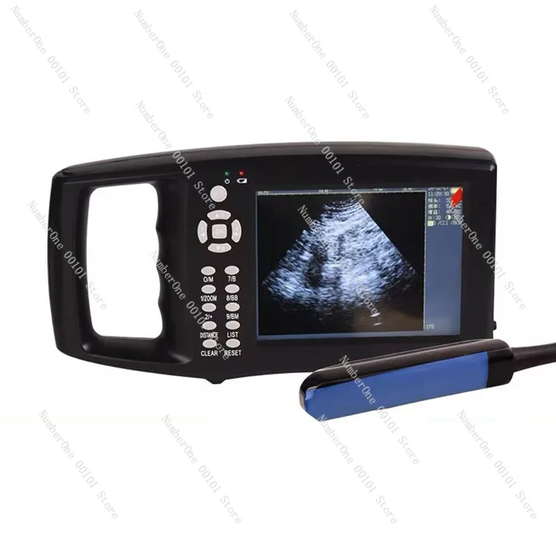 Cattle Test 5.6 Inch Screen Veterinary Ultrasound Scanner Cow Pig Heep Horse Farm Portable Ultrasound Pregnancy Testing Machine