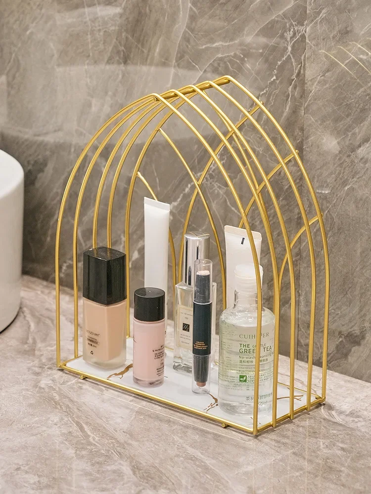 Gold storage rack, bathroom wall mounted, non perforated storage rack, bathroom accessories bathroom shelf  bathroom  shelf